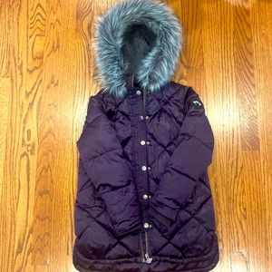 Appaman size 7 winter coat with detachable faux fur